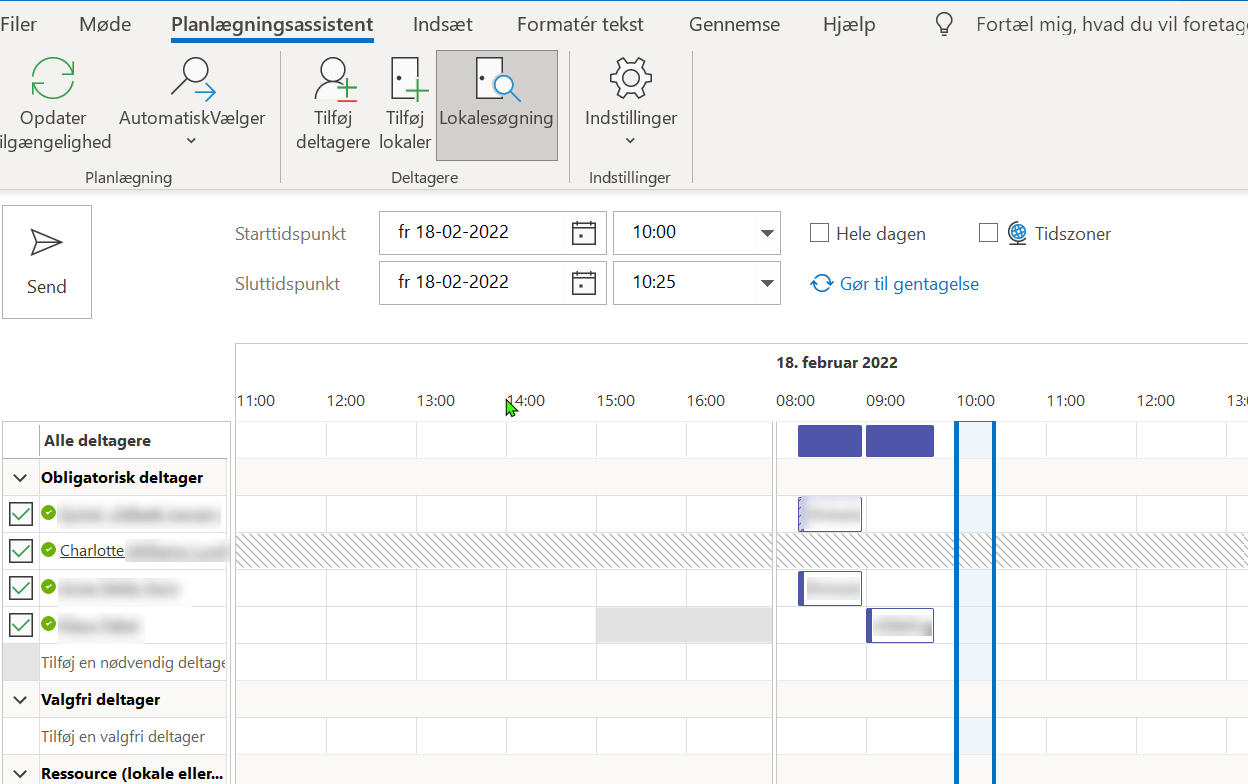 shared calendar scheduling assistant