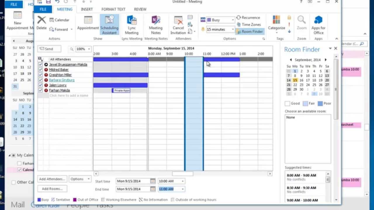 scheduling assistant